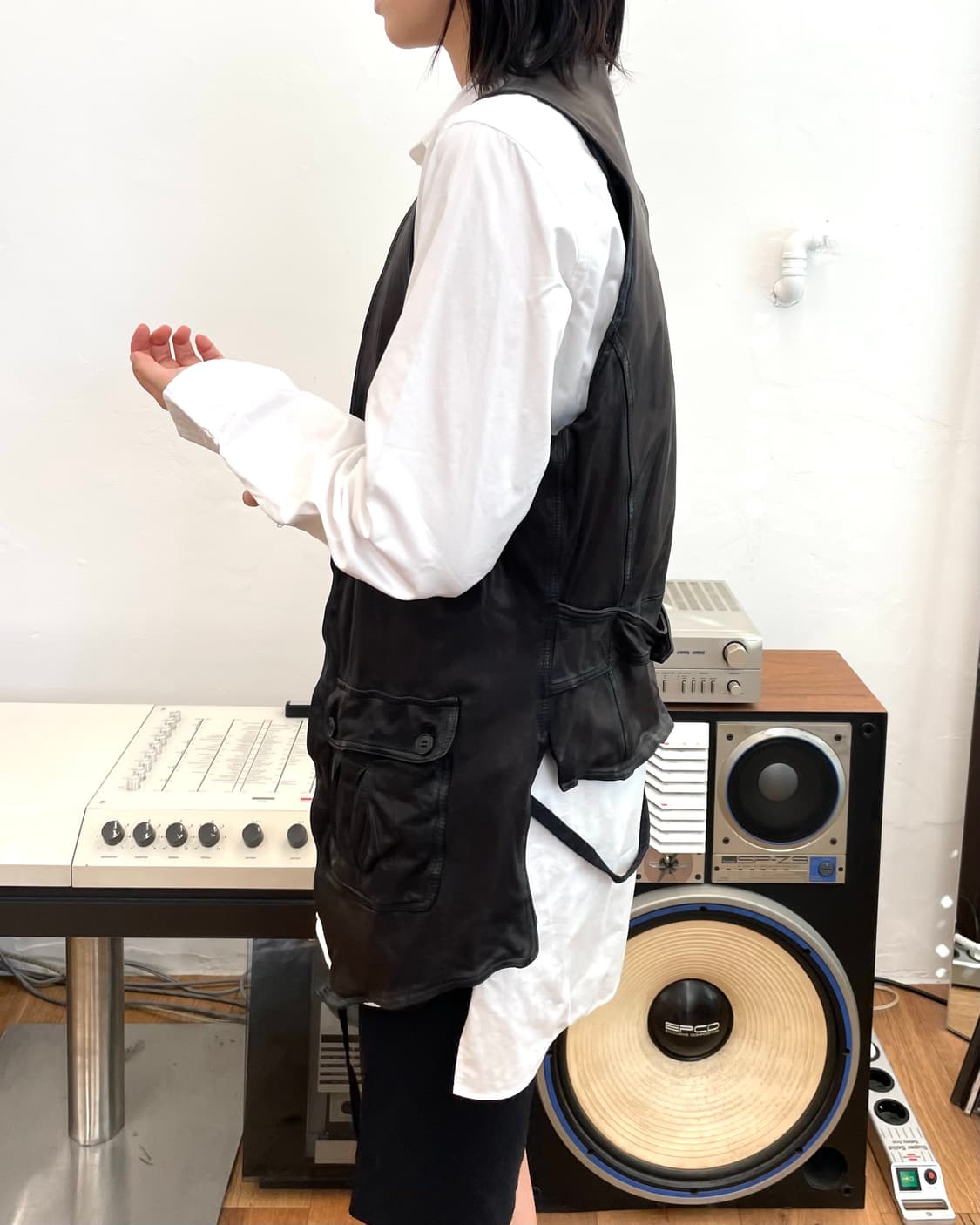 [2] 블랙바렛 닐바렛 레더 베스트 상품이미지4