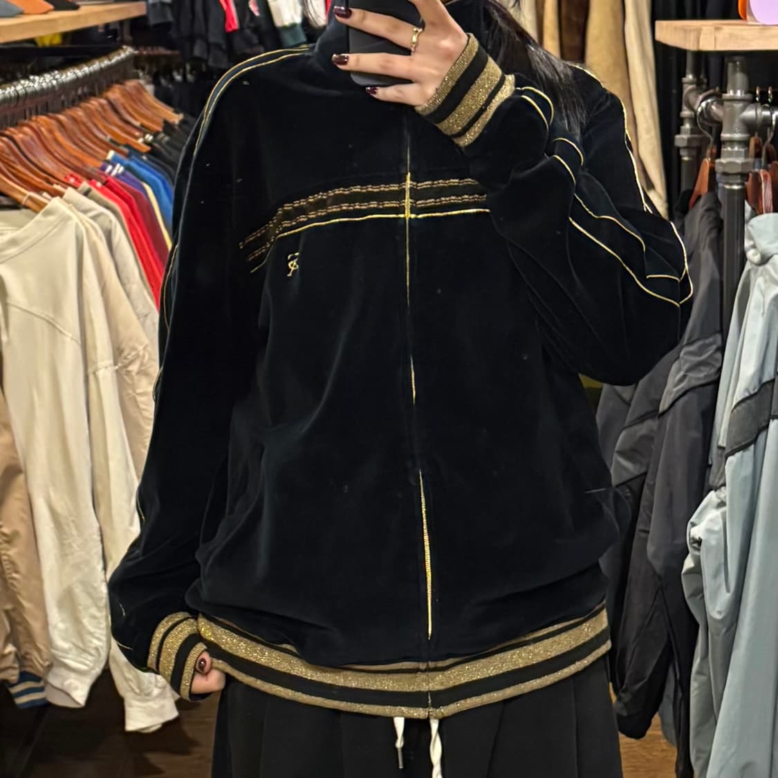 [HI] VTG 벨벳져지 블랙 상품이미지1