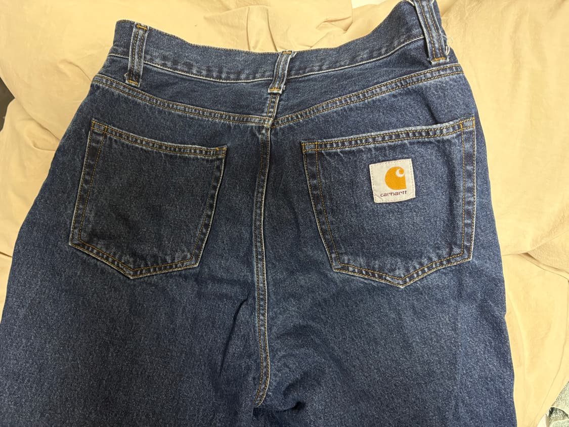 칼하트 WIP 랜든 팬츠 블루 스톤 워시드 30 상품이미지2