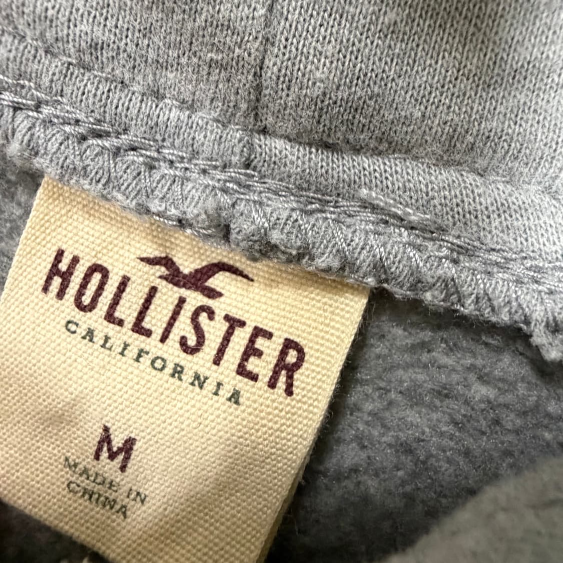 홀리스터 그레이 후드집업 m 상품이미지3