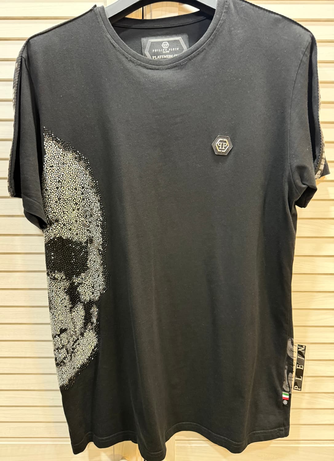 Philipp Plein 필립플레인 스왈로브스키 콜라보 스컬 티셔츠 상품이미지1