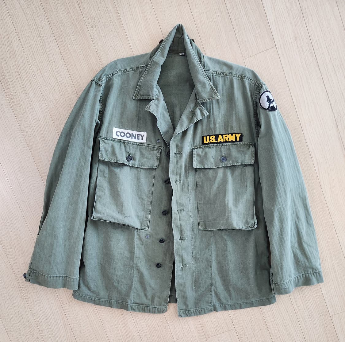 미군 m43 hbt 셔츠 38R 상품이미지1