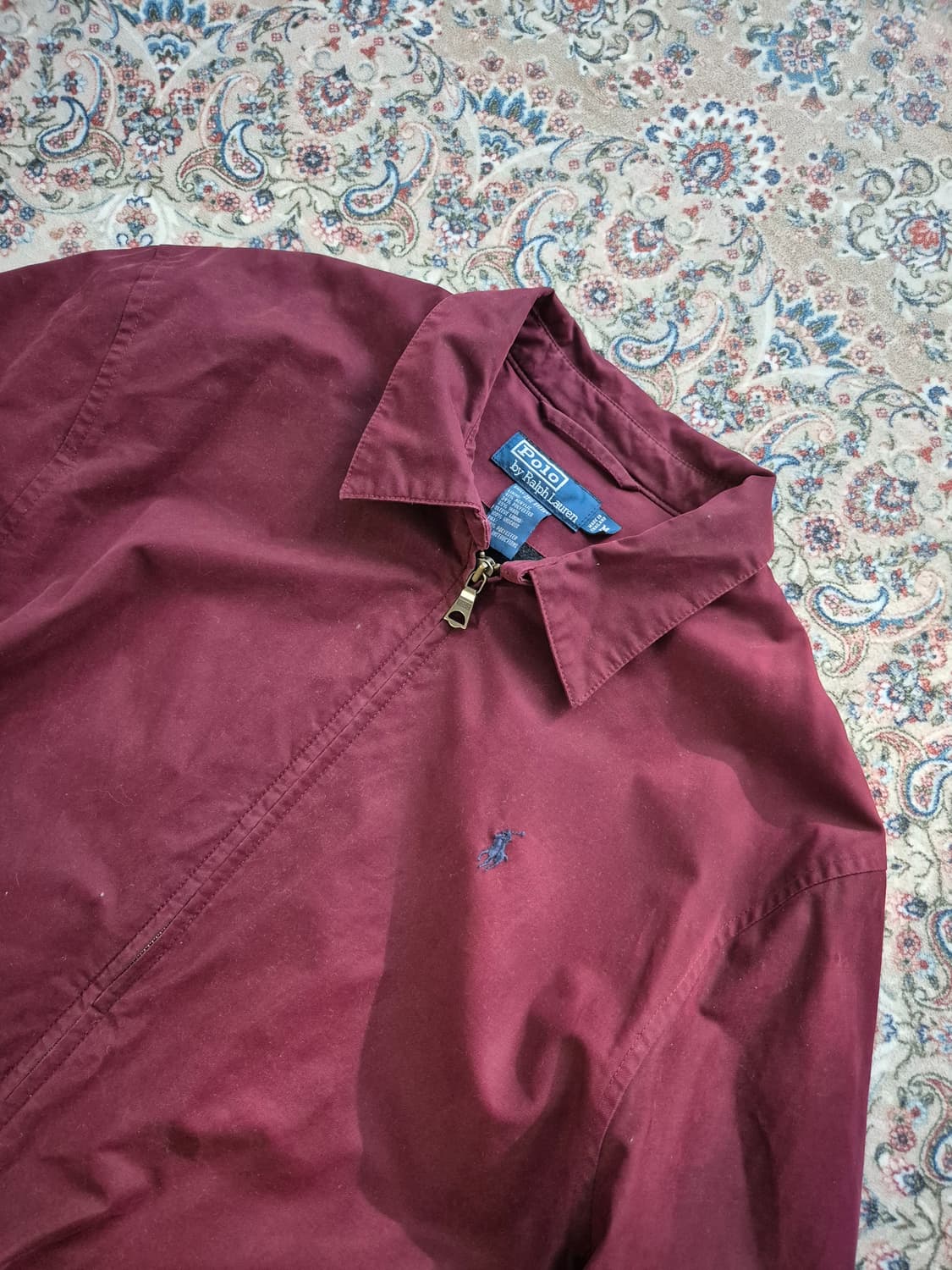 빈티지 POLO 버건디 스윙탑. 상품이미지2