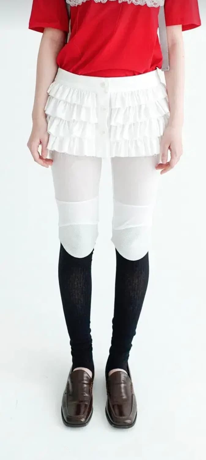 샵페어리 니패드 하프 레깅스 상품이미지2