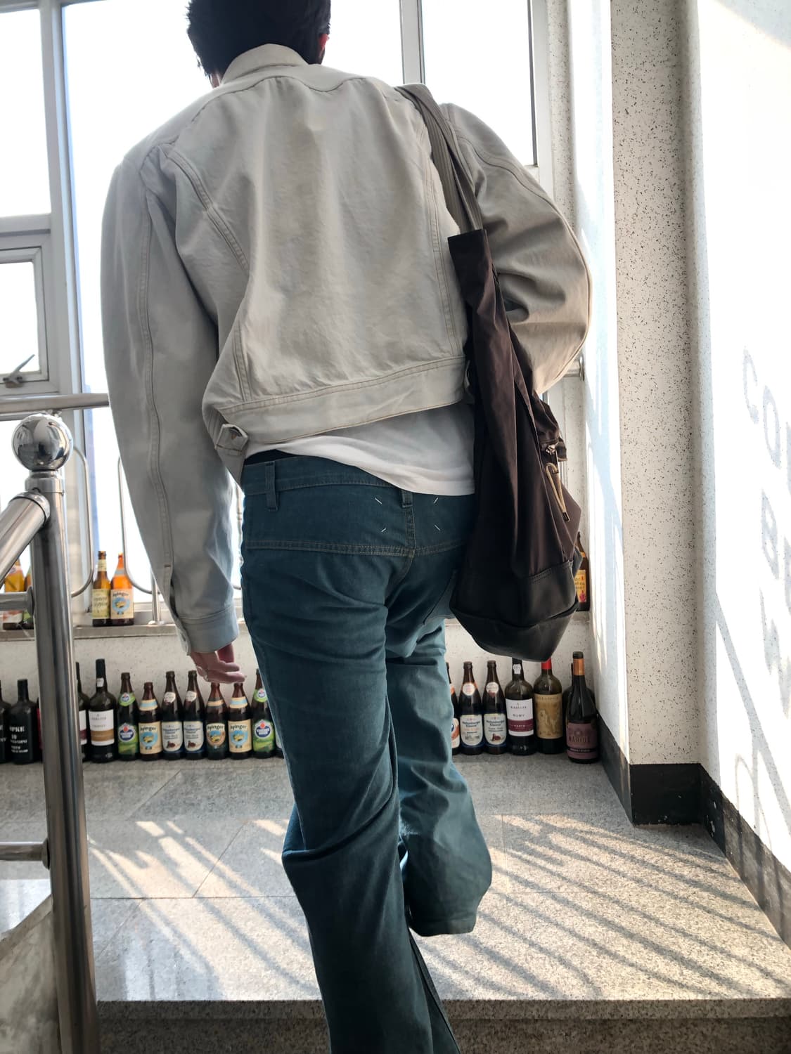 (예약중) 마르지엘라 백 스티치 스트레이트 진 상품이미지2