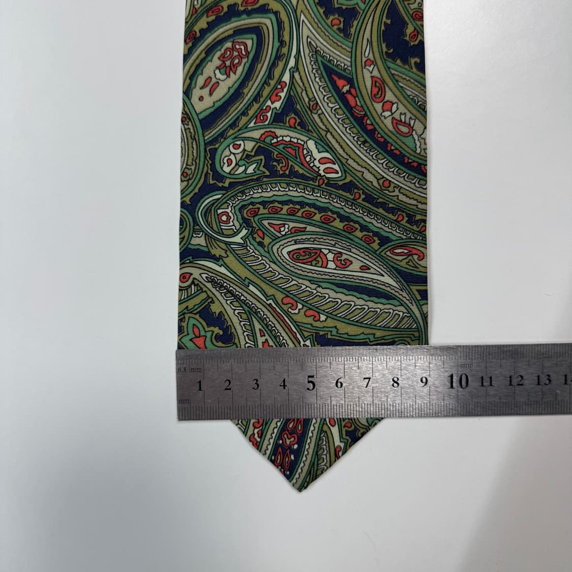 YSL 입생로랑  명품 정품 페이즐리 넥타이 8.8cm 상품이미지8