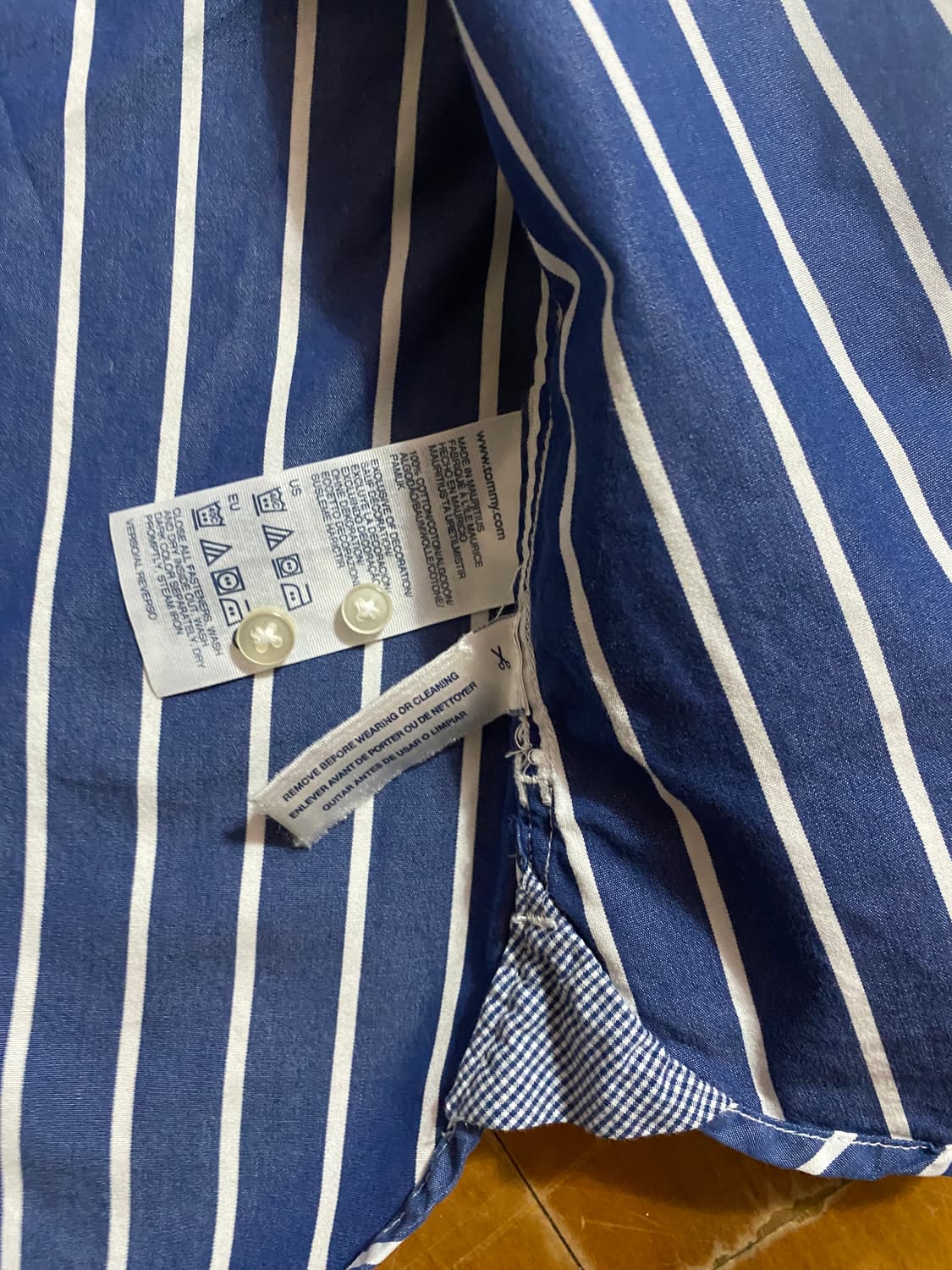 타미힐피거 스트라이프 셔츠 M (100) 상품이미지6