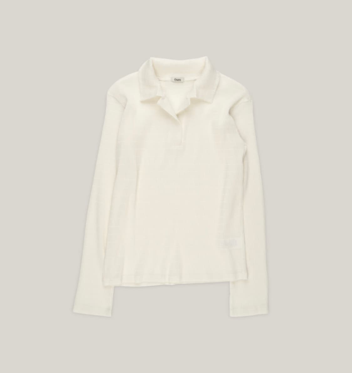 아우로 PLEATS LAYERED SHIRTS [ CREAM ] 상품이미지2