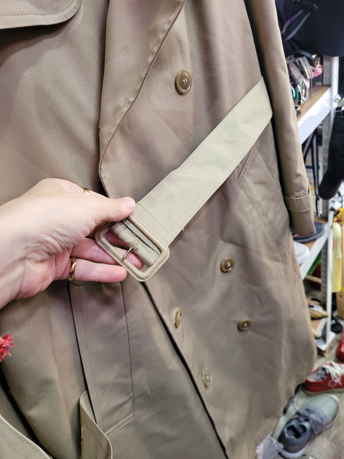 Misty Harbor 미스티하버 (USA) 울 트렌치 코트 상품이미지4