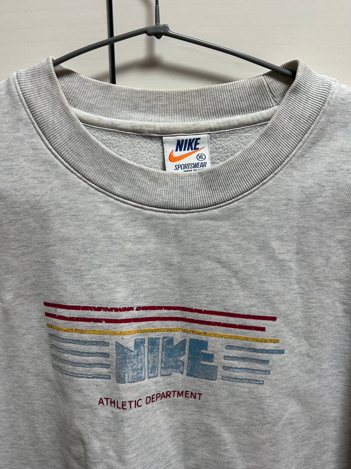 나이키 맨투맨 회색 XL 상품이미지2