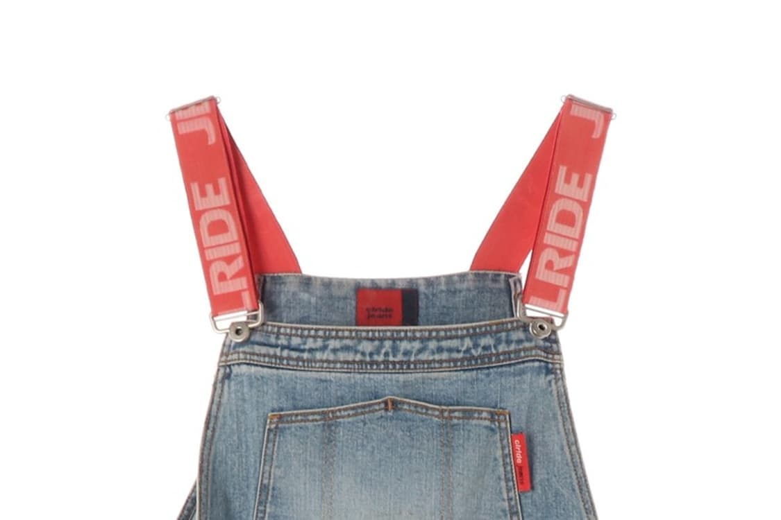 CLRIDE JEANS 멜빵 데님 스커트 M 상품이미지2