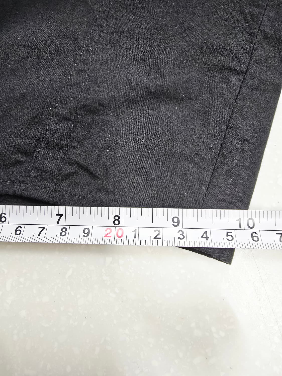 이새 블랙 와이드 배기 바지 상품이미지6