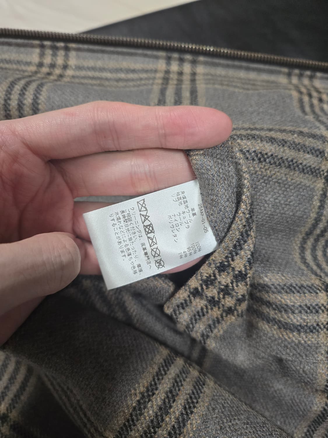 [2]아프레쎄 apresse 25aw 레더 해링턴 자켓 새상품 상품이미지5