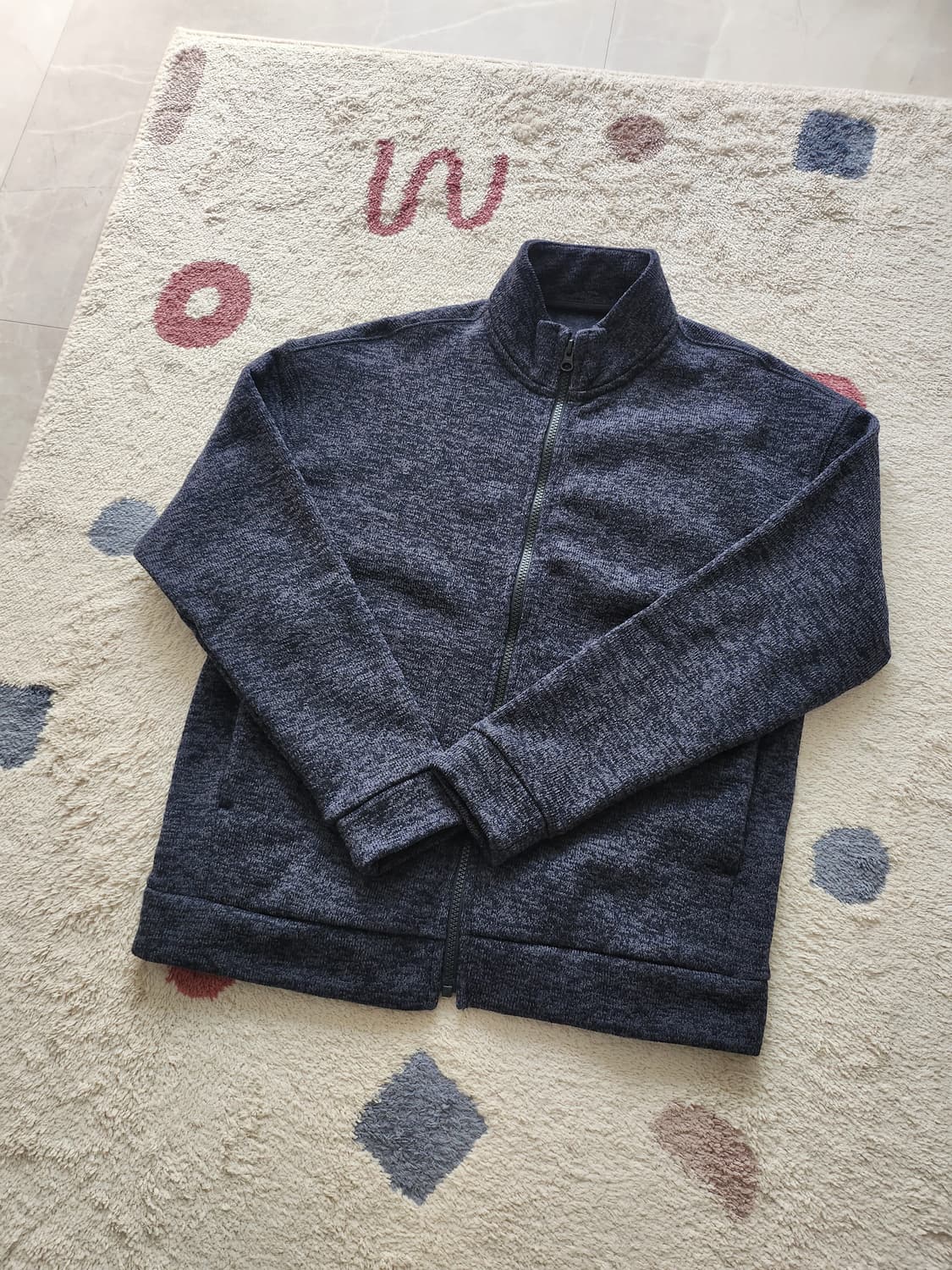 무인양품 니트후리스 집업 상품이미지1