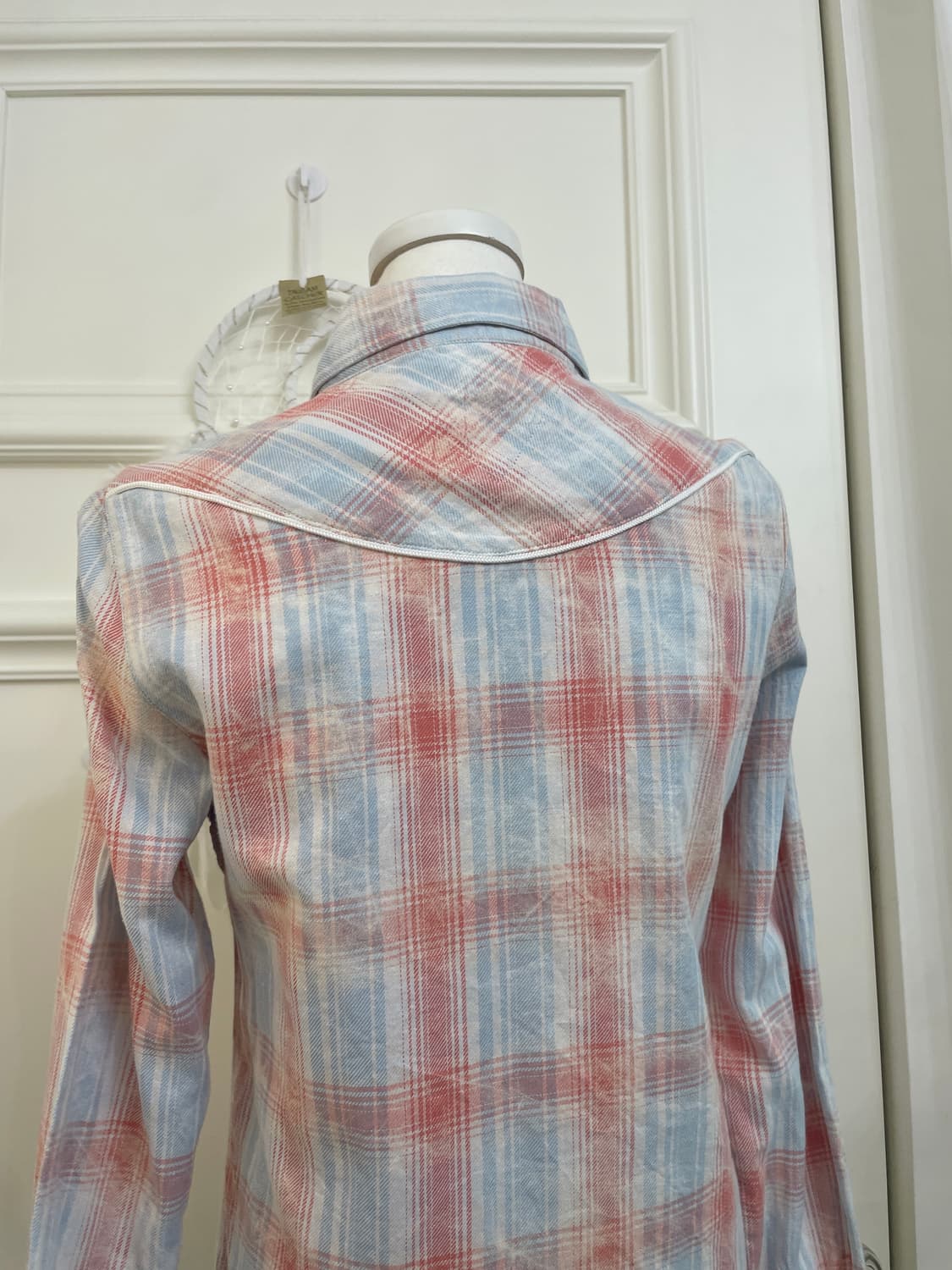 TOMMY GIRL signature check vintage shirt 상품이미지4