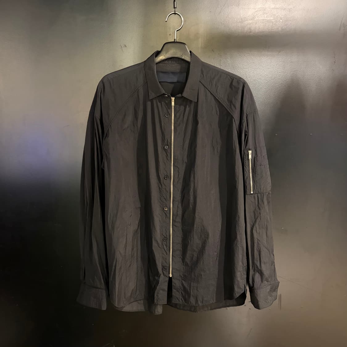 준지 나일론 지퍼 셔츠 상품이미지1