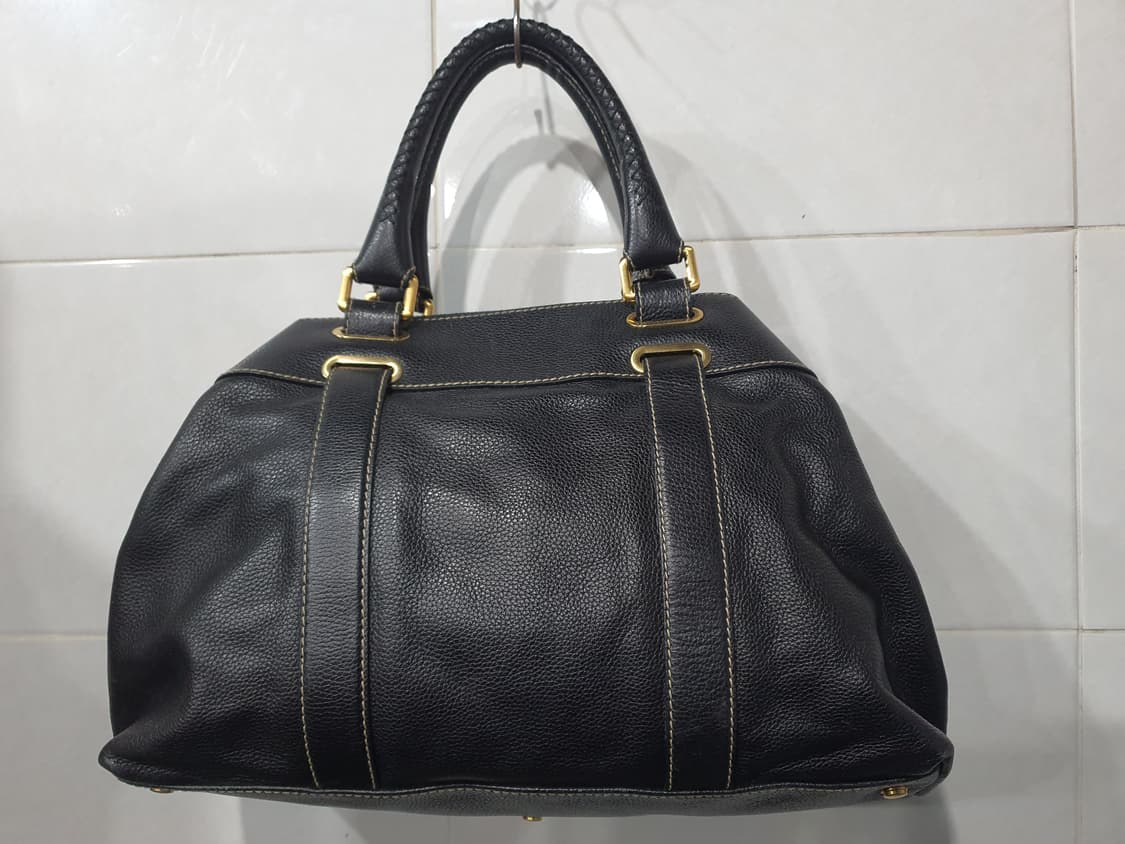 발리 블랙 가죽 토트백(정품) 상품이미지2