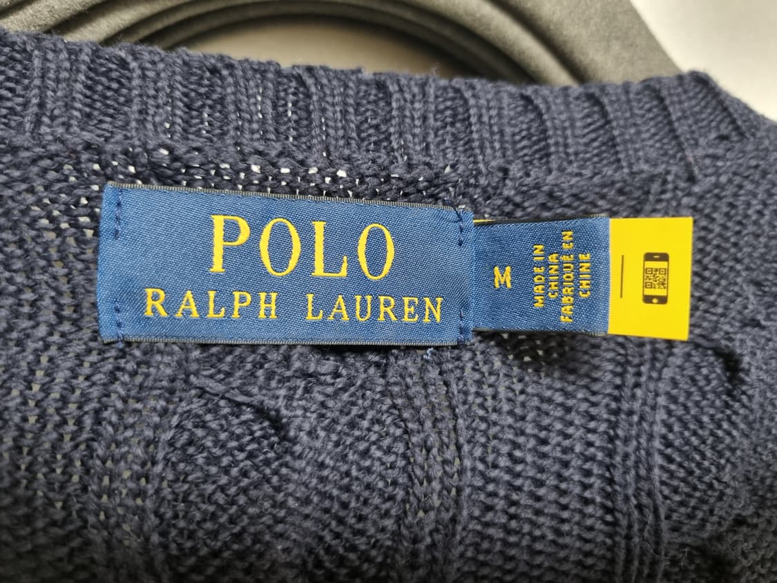 남성 2022 폴로 QR인증 긴팔 케이블 꽈배기 니트 코튼 스웨터 상품이미지10