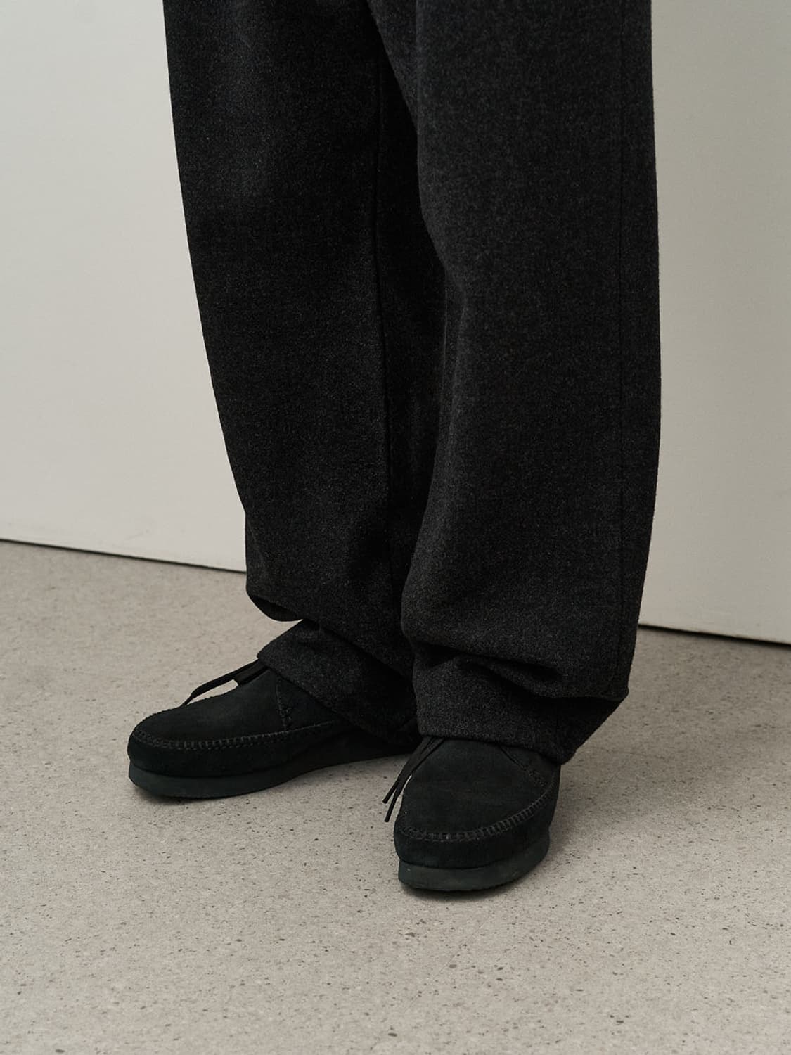 러프사이드 울 필드 팬츠 차콜 roughside 상품이미지1