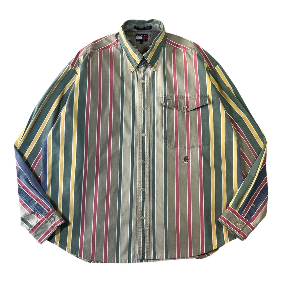 타미 힐피거 올드스쿨 스트라이프 오버셔츠 상품이미지1