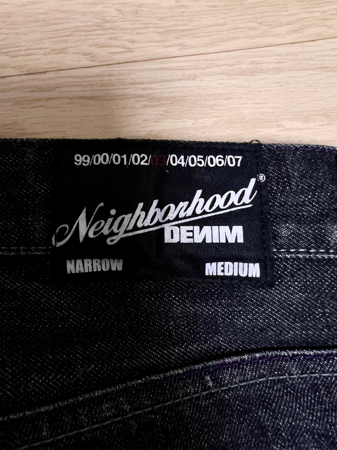 Neighborhood 네이버후드 블랙 셀비지 데님 상품이미지4