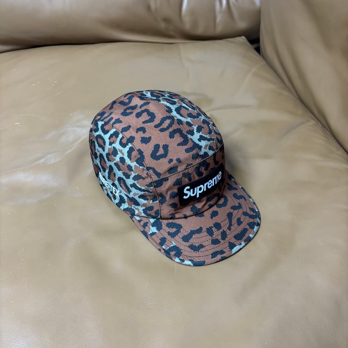 슈프림 캠프캡 모자 박스로고 고어텍스 레오파드 상품이미지1