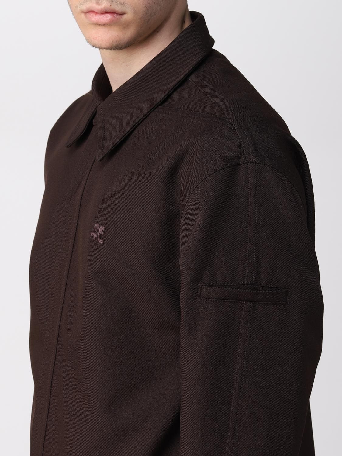 [M] 쿠레쥬 Courreges 오버셔츠 버건디 상품이미지2