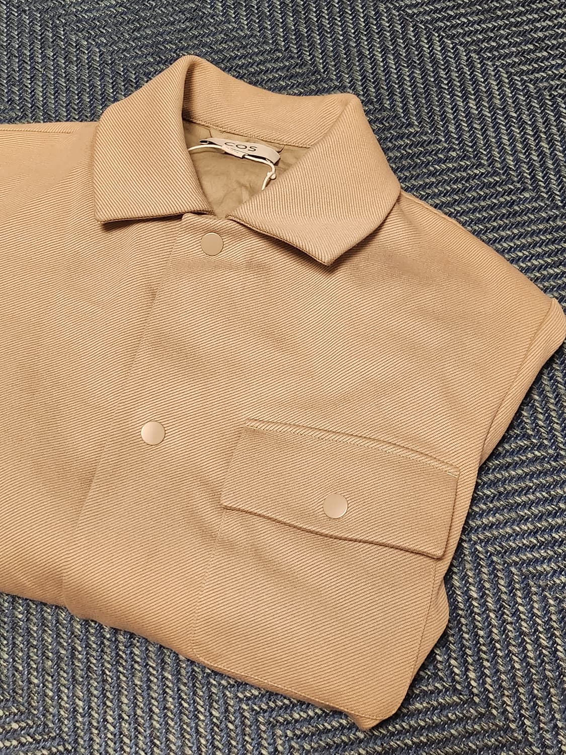 (새상품) COS 코스 저지 트윌 셔츠 재킷 xs 상품이미지9
