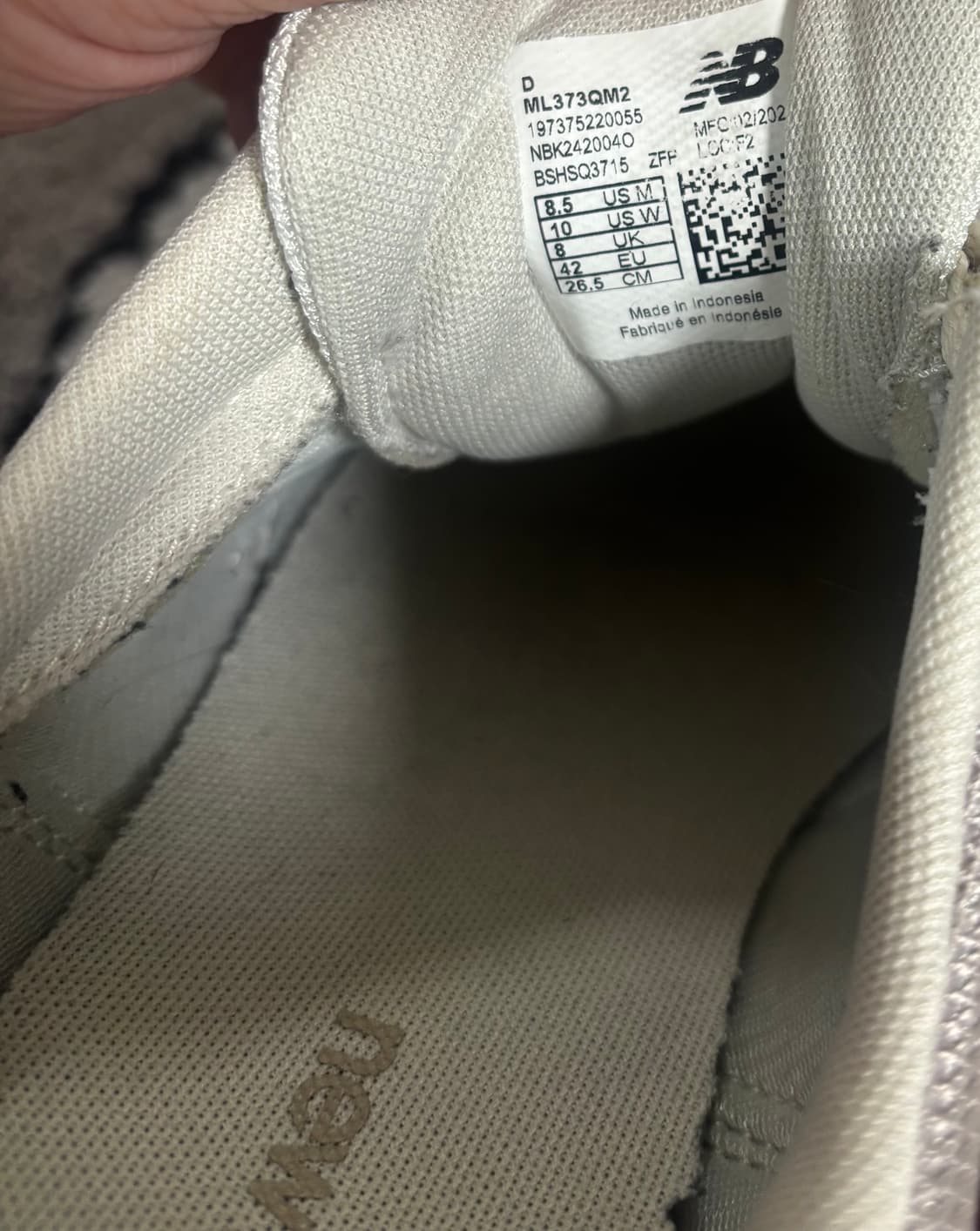 뉴발란스 373 회색 265mm 상품이미지6