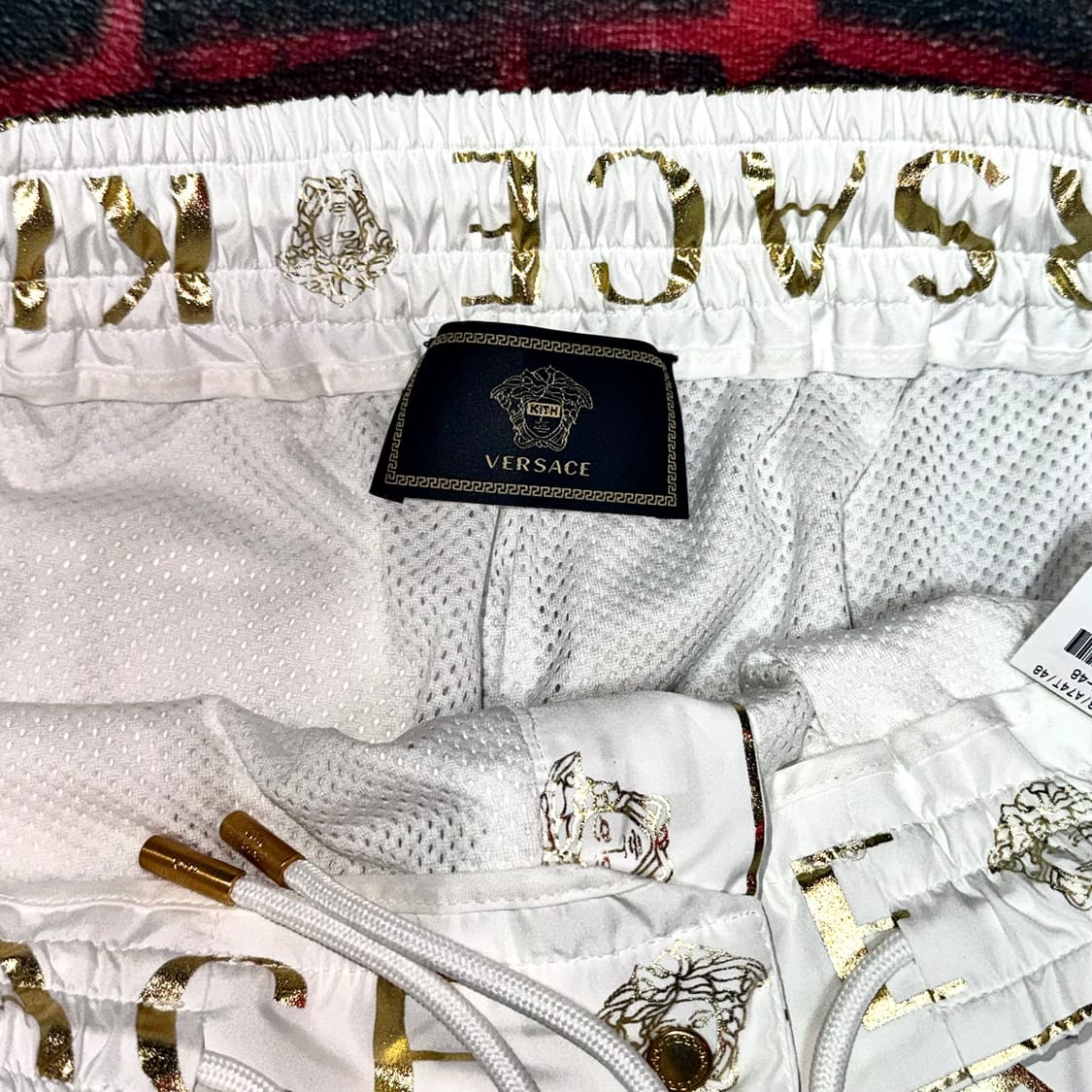 KITH x VERSACE 키스 베르사체 모노그램 나일론 트랙 팬츠 상품이미지5
