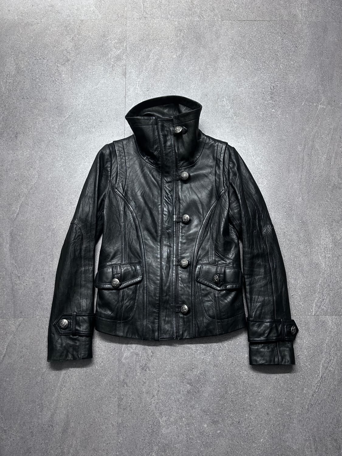 하이넥 나폴레옹 램스킨 자켓 상품이미지1