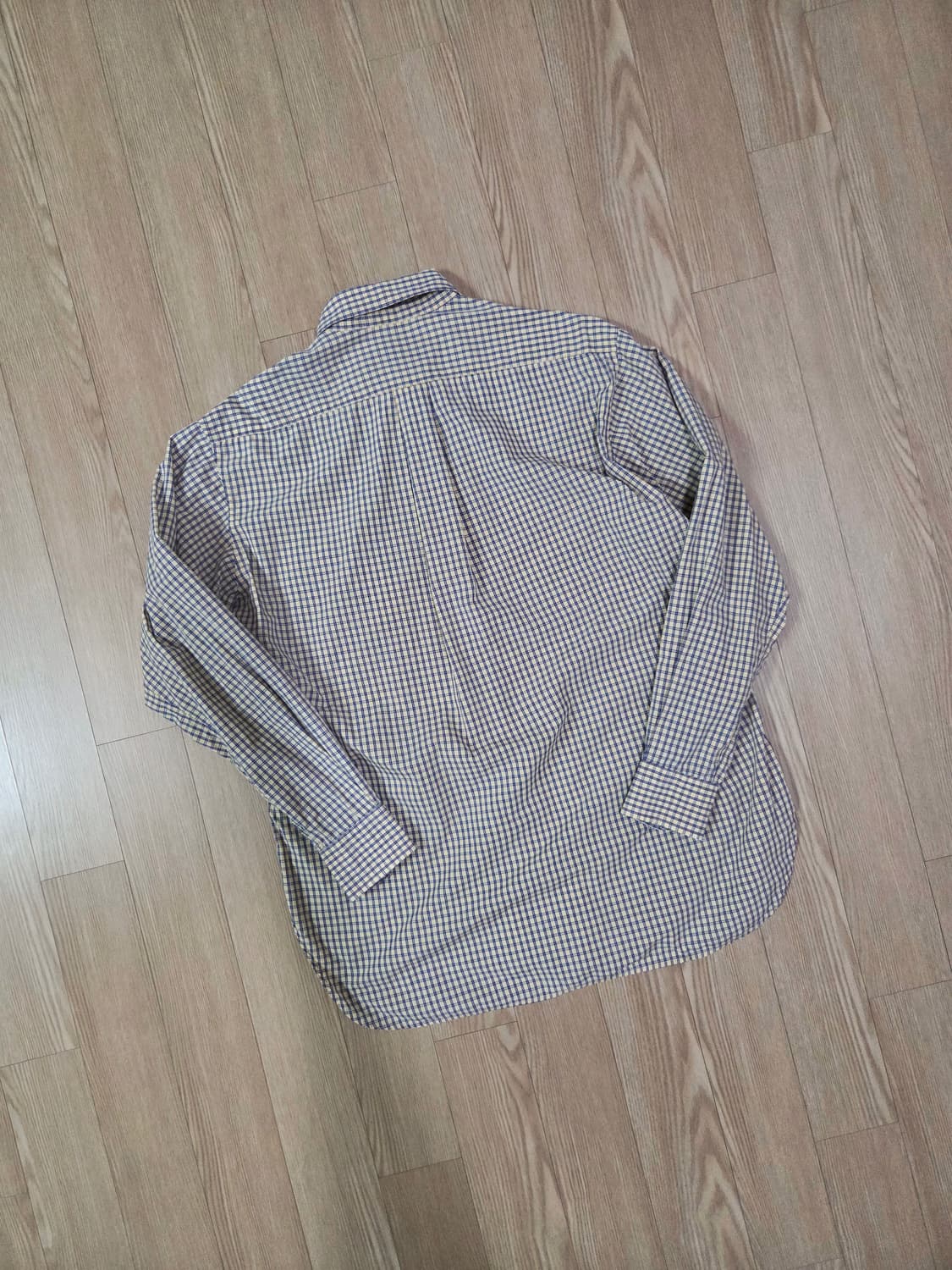 유니온 메이드 옐로우 체크 버튼 다운 셔츠 상품이미지5