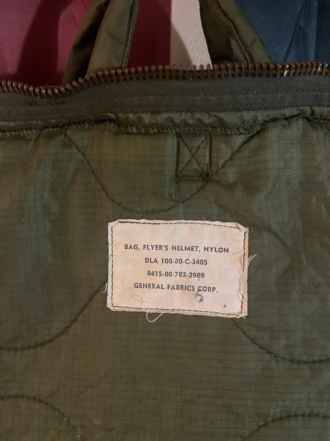 80s USAF helmet bag 상품이미지6