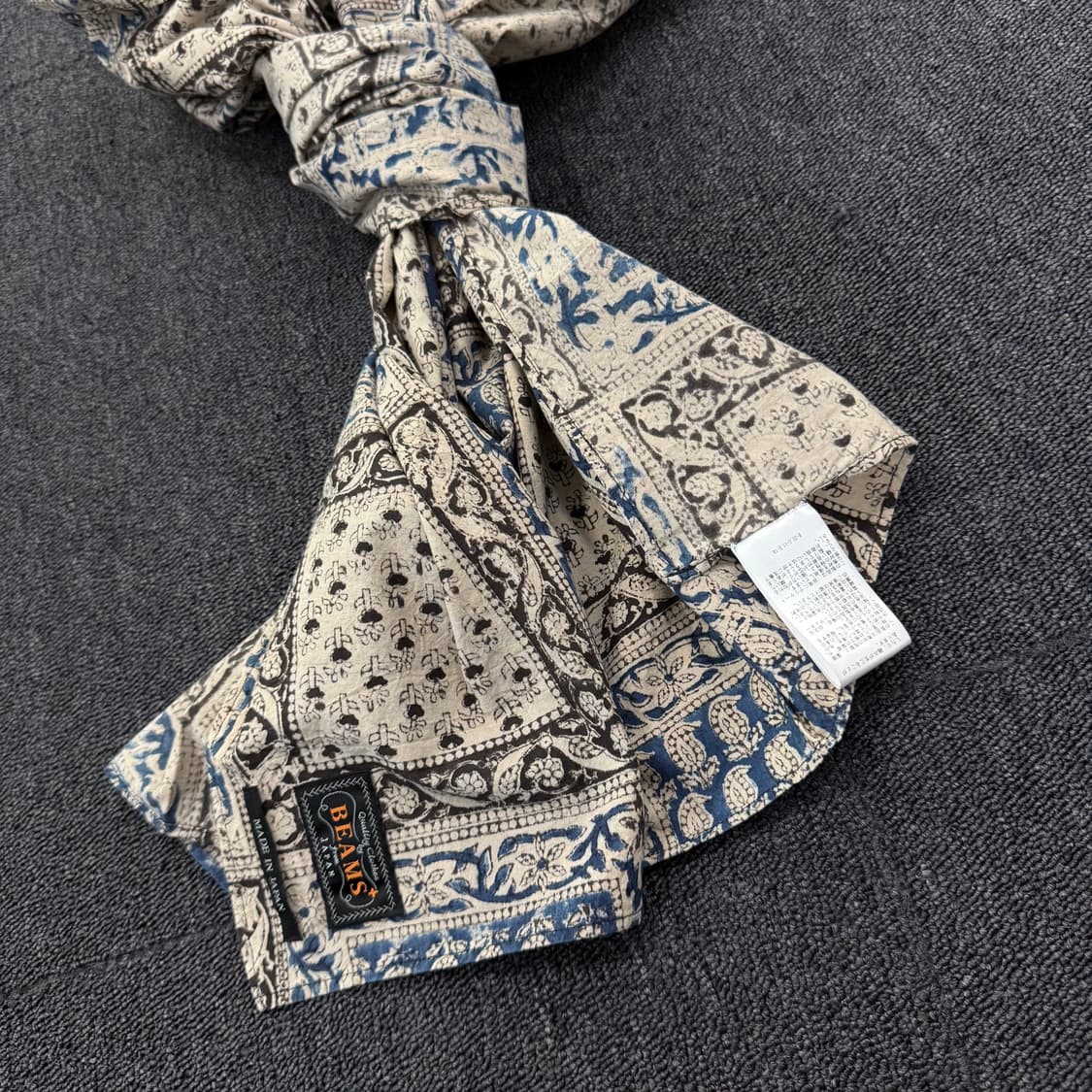 BEAMS 빔즈 플러스 페이즐리 머플러 스카프 상품이미지3