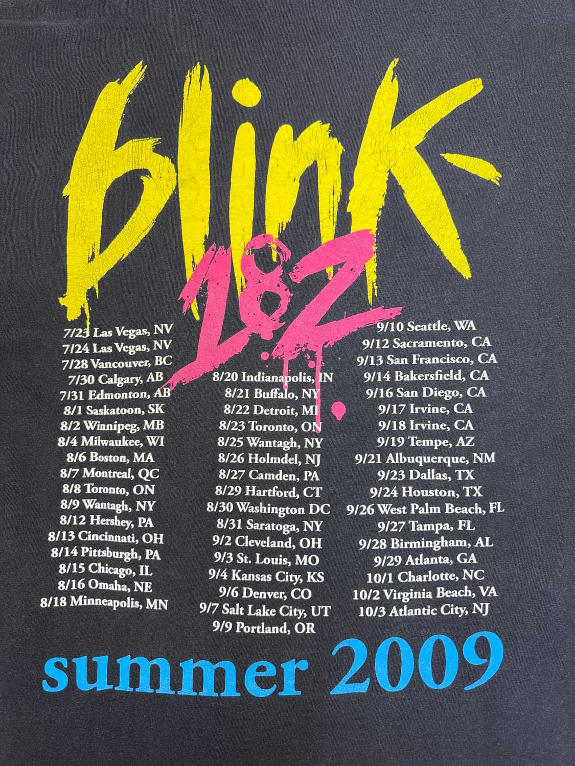 빈티지 00s 블링크182 blink182 썸머 투어티 M 상품이미지5
