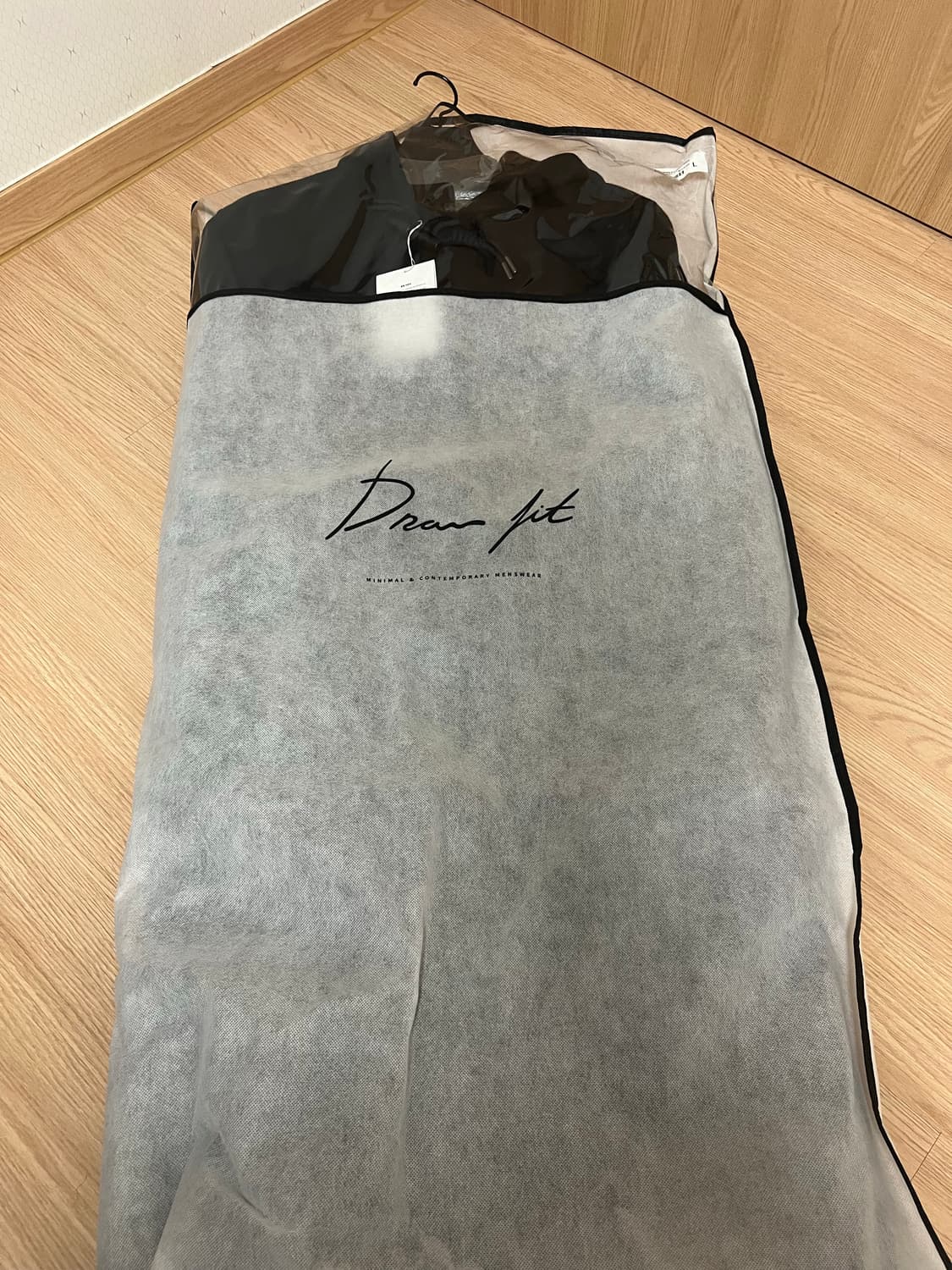 드로우핏 세인트 오버핏 헤비 울 더플 코트 [D.NAVY] 미사용 제품 상품이미지3