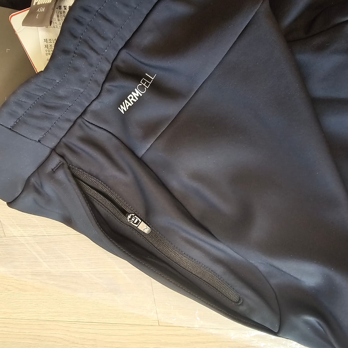 L 32 새제품 푸마 마하 PA 트레이닝 바지 기모 니트 런닝 등산 남자 상품이미지5