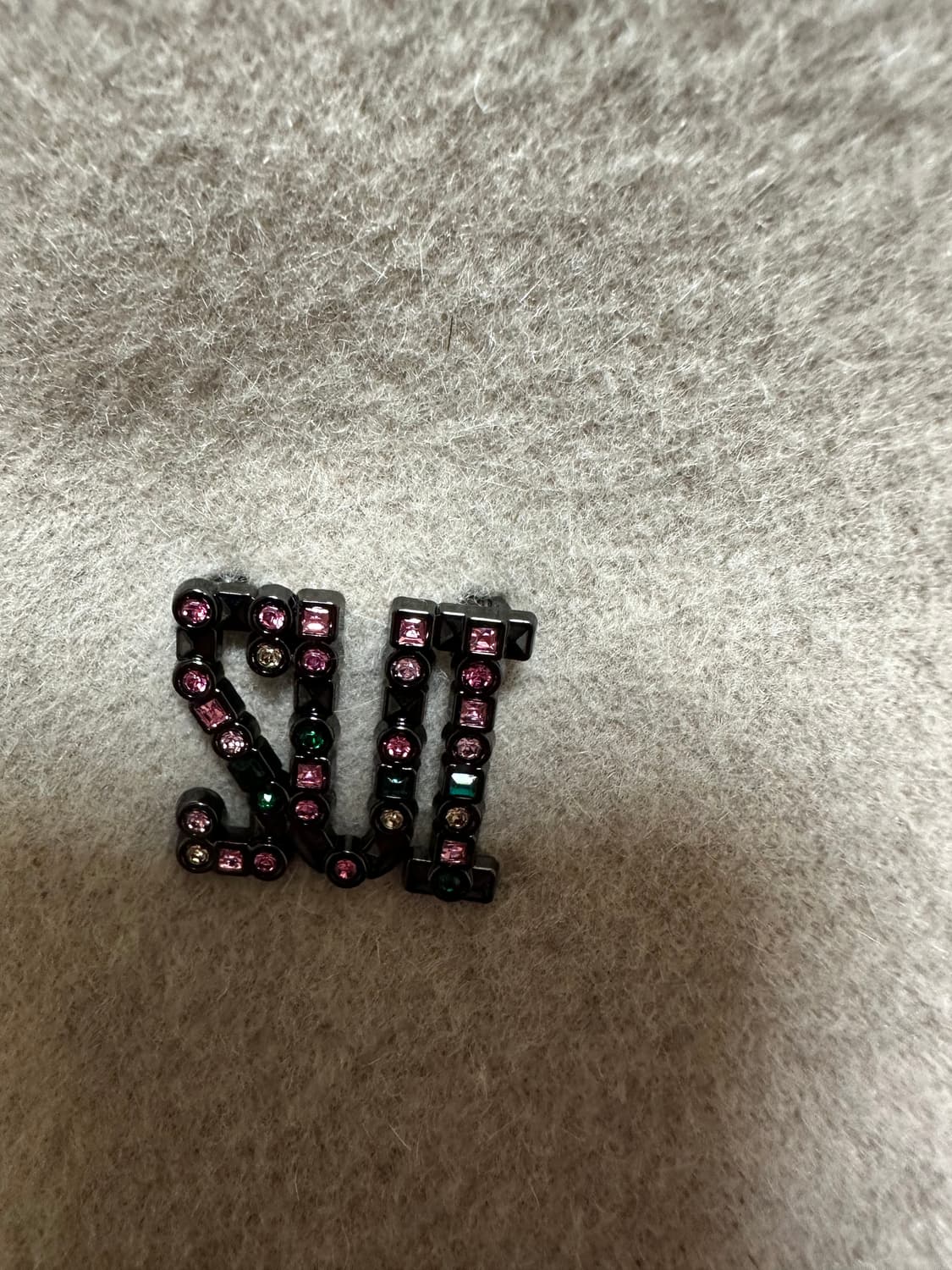 안나수이 베이지색 울 밍크 코트 상품이미지8