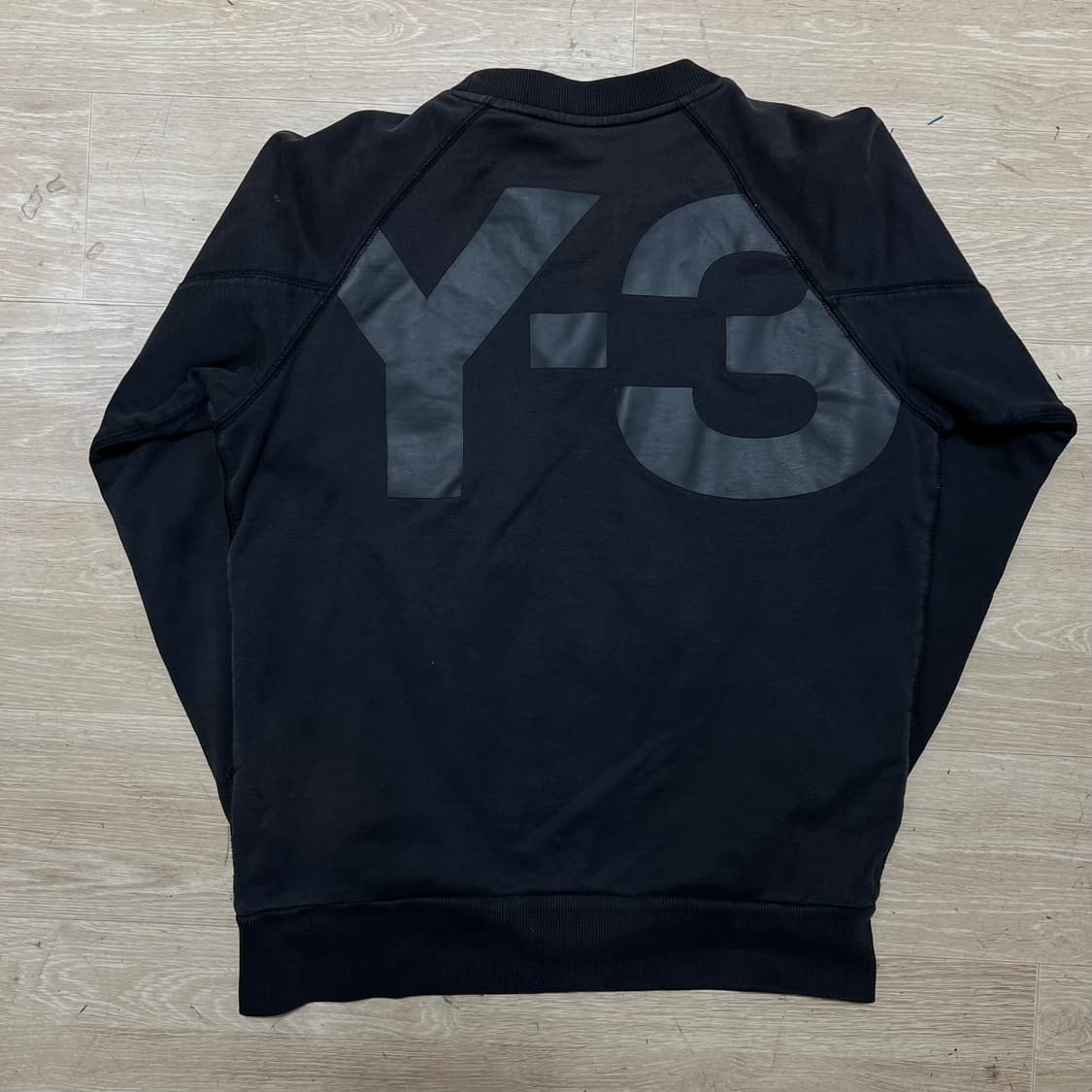 Y-3 요지 야마모토 빅로고 프린팅 맨투맨 [블랙] S/90 상품이미지4