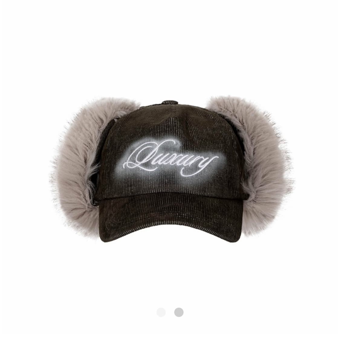 2000아카이브 퍼 이어플랩 모자 퍼모자  상품이미지1