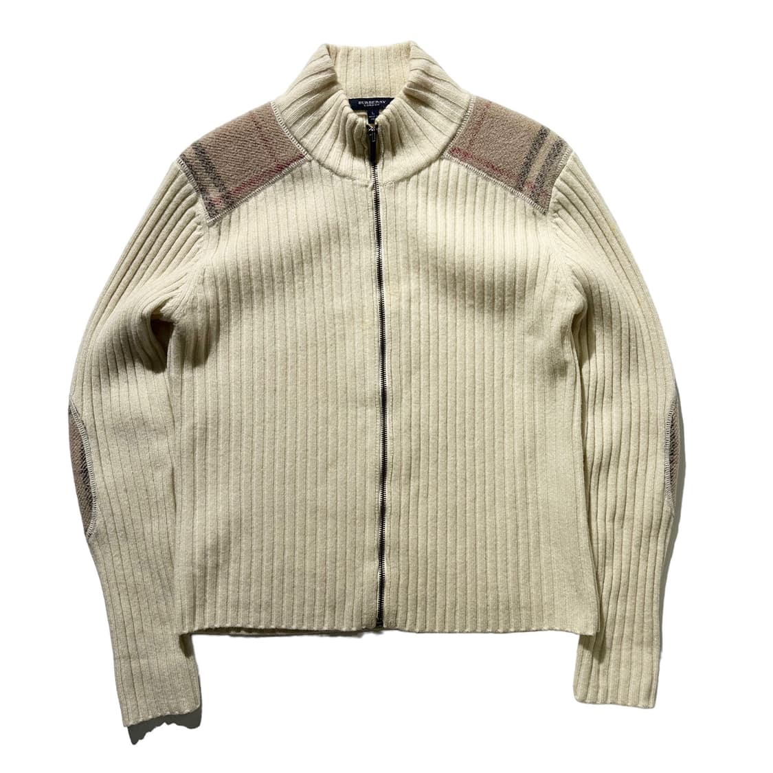 버버리 노바체크 패턴 램스울 투웨이 집업 가디건 상품이미지2