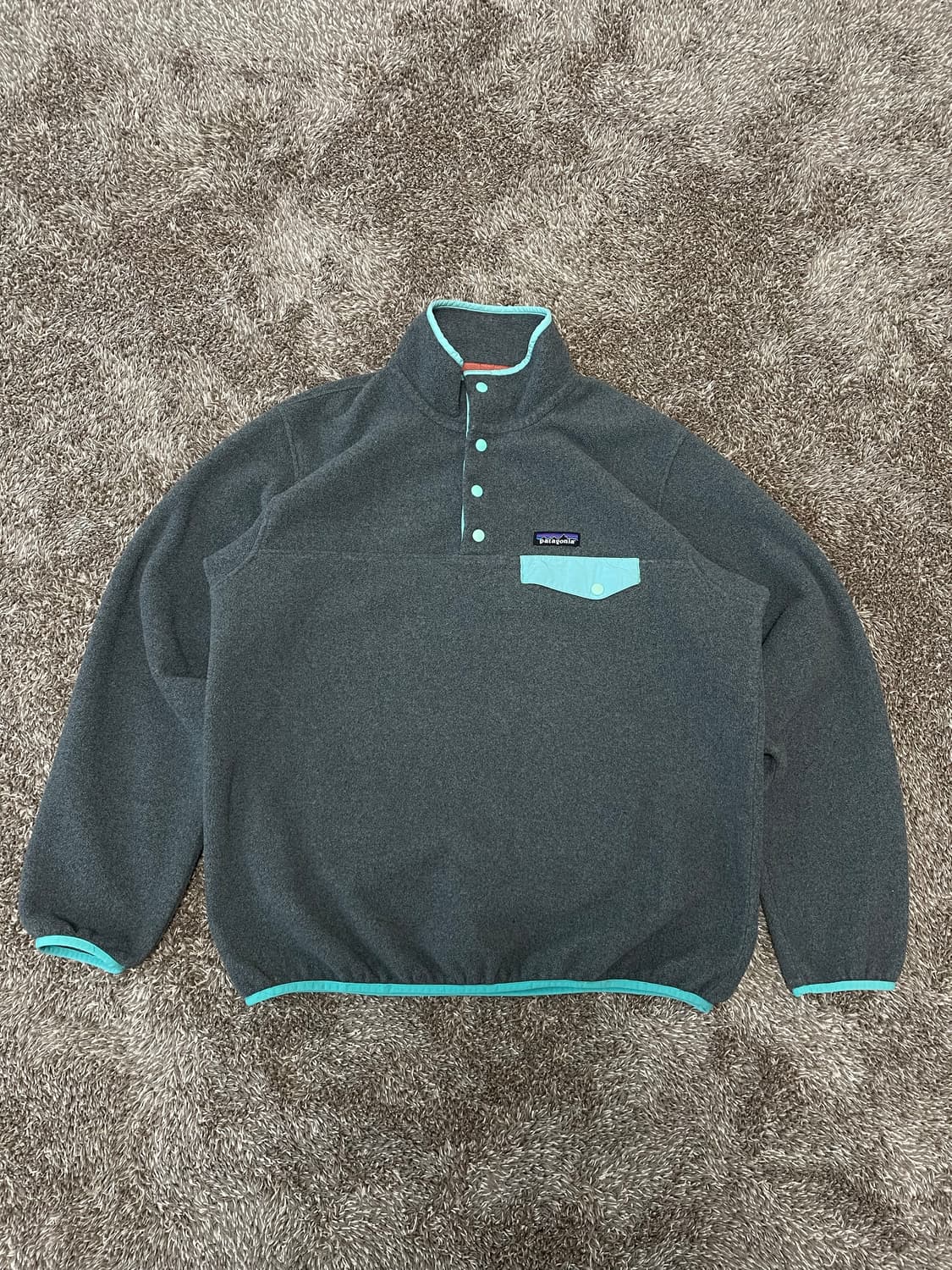 Patagonia synchilla 빈티지신칠라 그레이 민트 상품이미지1