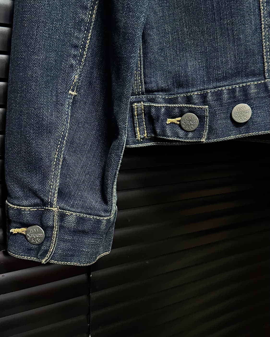 리바이스 78599 중청 데님워싱 트러커 자켓 청자켓 M 95 워크 일본 상품이미지5