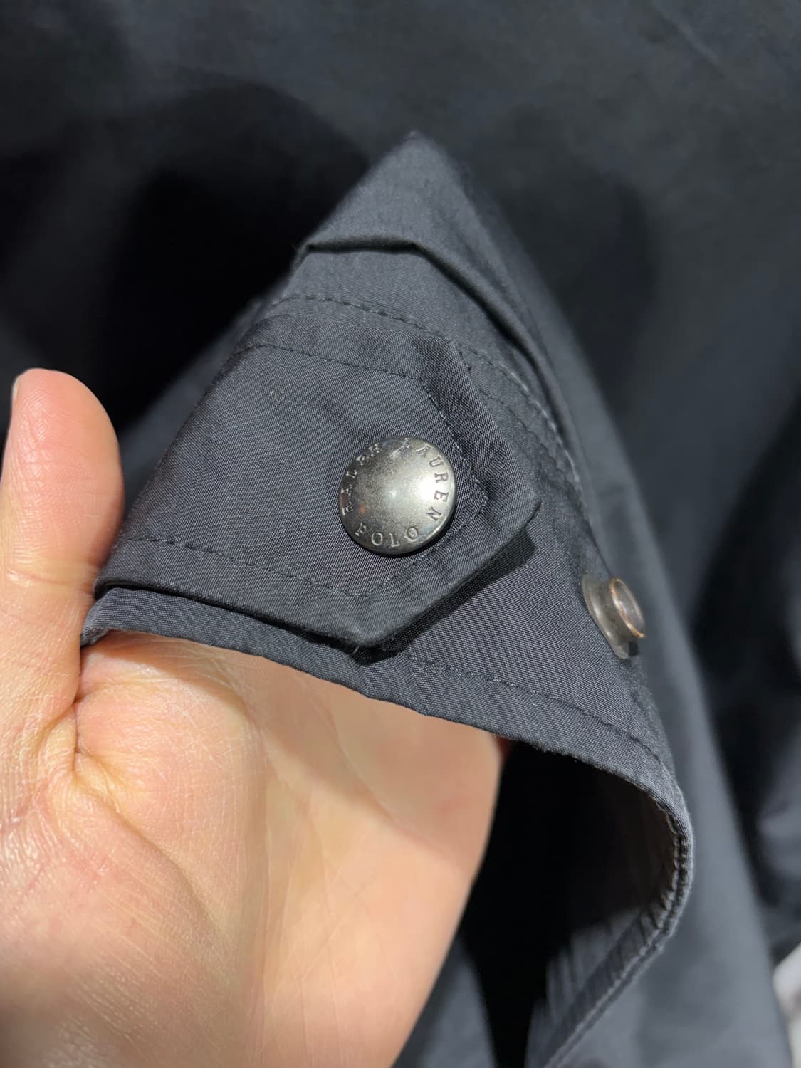 L 폴로랄프로렌 레드포니 블랙 나일론 자켓 상품이미지4