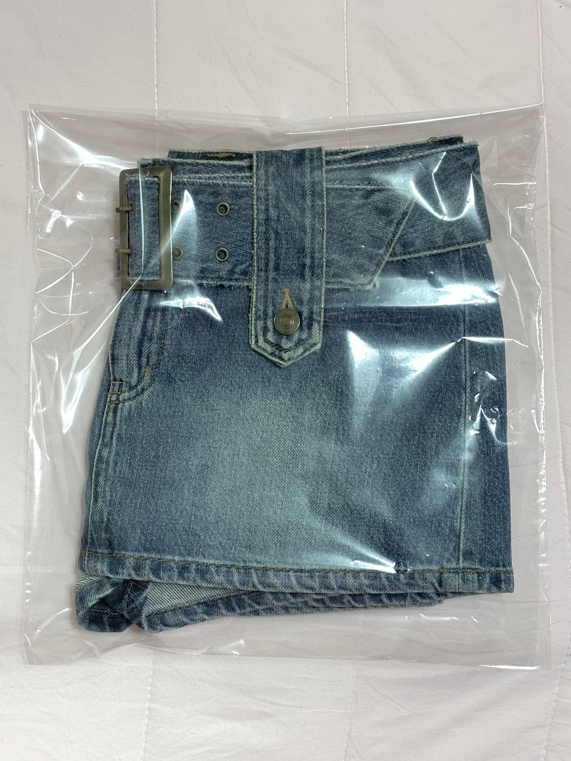 페인오어플레져 - MARS DENIM SKIRT_BLUE/S 상품이미지6