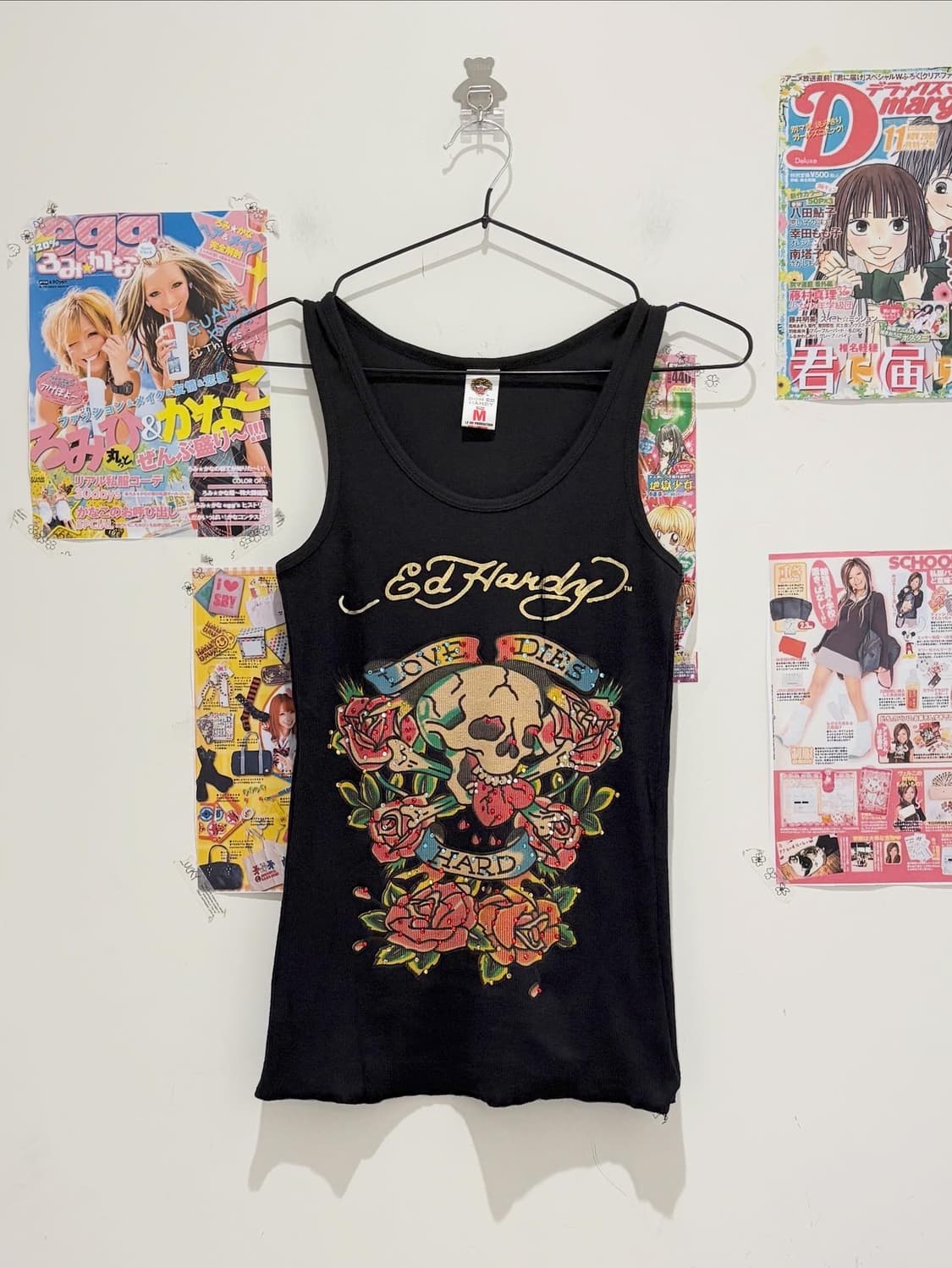 Ed Hardy black skull sleeveless 상품이미지1