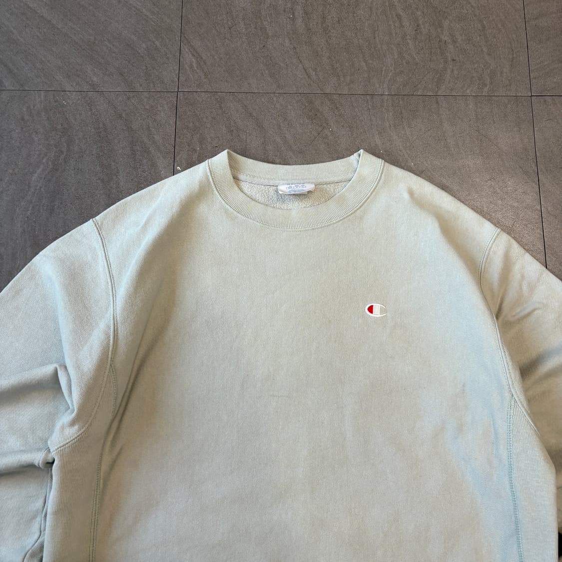 챔피온 정품 리버스위브 민트 스웻 셔츠  상품이미지3