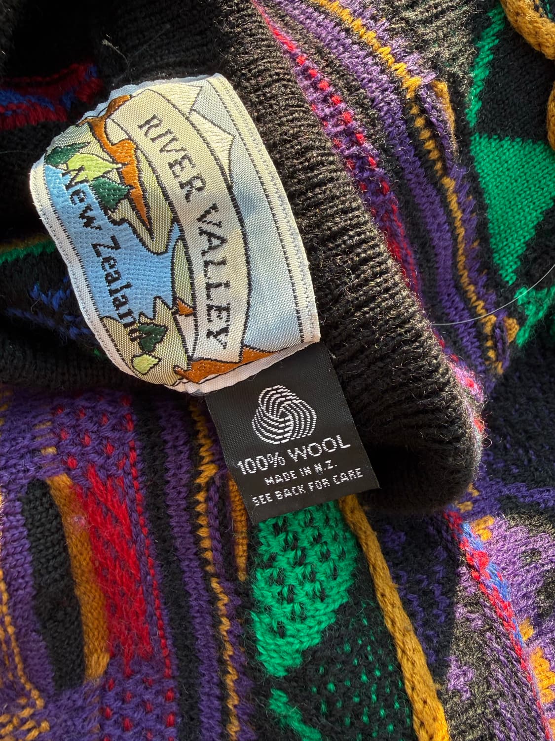 River Valley 빈티지 뉴질랜드 케이블 니트 상품이미지3