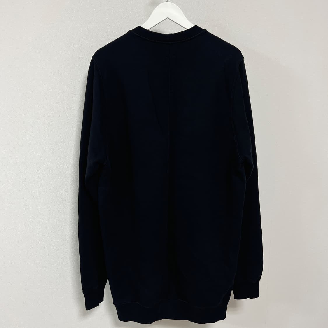 릭오웬스 15FW 다크쉐도우 롱 맨투맨 블랙 상품이미지4