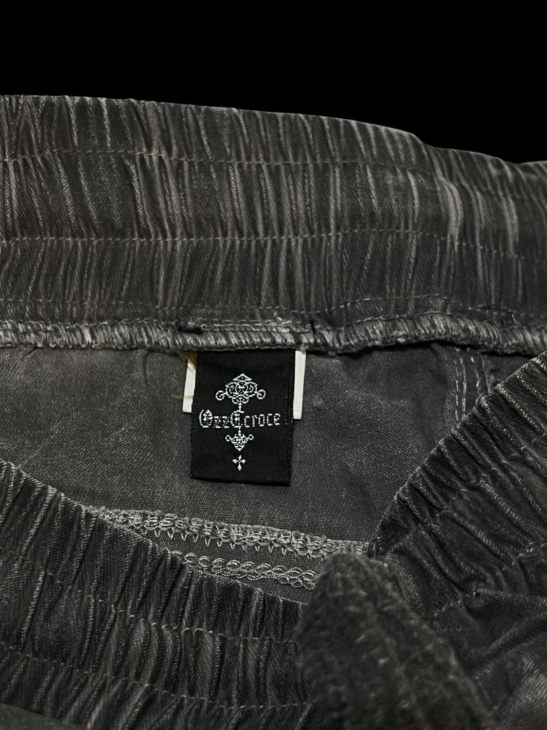 Ozz croce 고스펑크 스키니핏 그레이 워싱 팬츠 상품이미지9